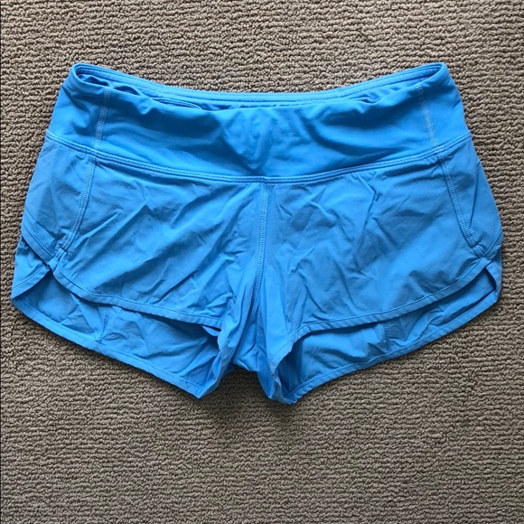 lululemon athletica Pants - Light Blue Lululemon Speed Shorts
